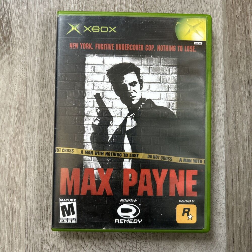Max Payne Microsoft Xbox 2001 Game CIB Complete Tested Working w/ Manual